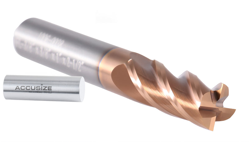 4 Flute Single End Solid Carbide End Mills