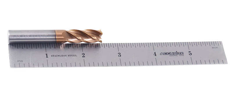 4 Flute Single End Solid Carbide End Mills