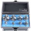 H.S.S. Corner Rounding End Mill Set Size from 1/16'' to 3/8'', 8 Pcs, 1011-0008