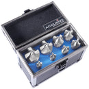 H.S.S. Corner Rounding End Mill Set Size from 1/16'' to 3/8'', 8 Pcs, 1011-0008