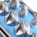 H.S.S. Corner Rounding End Mill Set Size from 1/16'' to 3/8'', 8 Pcs, 1011-0008