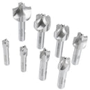 H.S.S. Corner Rounding End Mill Set Size from 1/16'' to 3/8'', 8 Pcs, 1011-0008