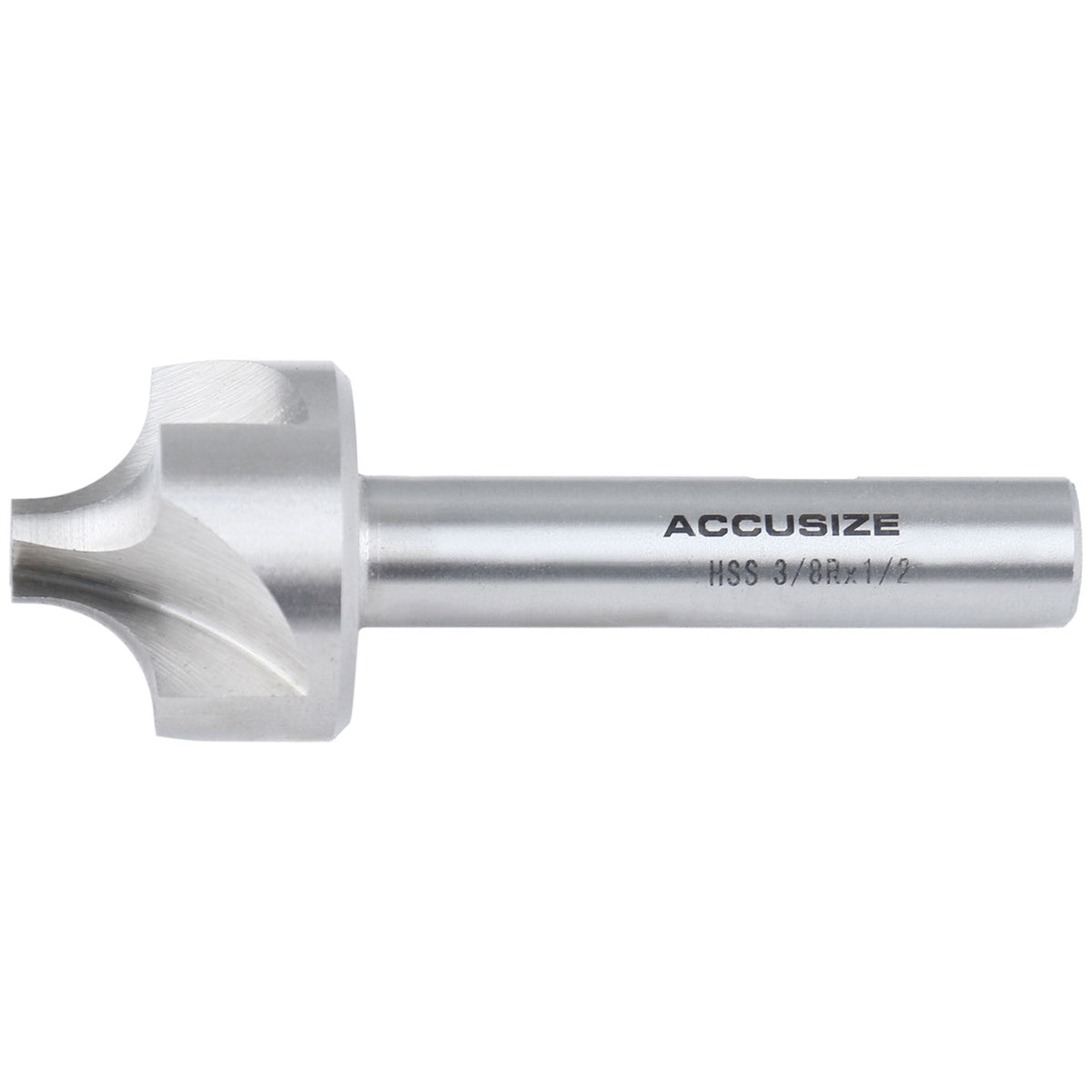 H.S.S. Corner Rounding End Mill Set Size from 1/16'' to 3/8'', 8 Pcs, 1011-0008