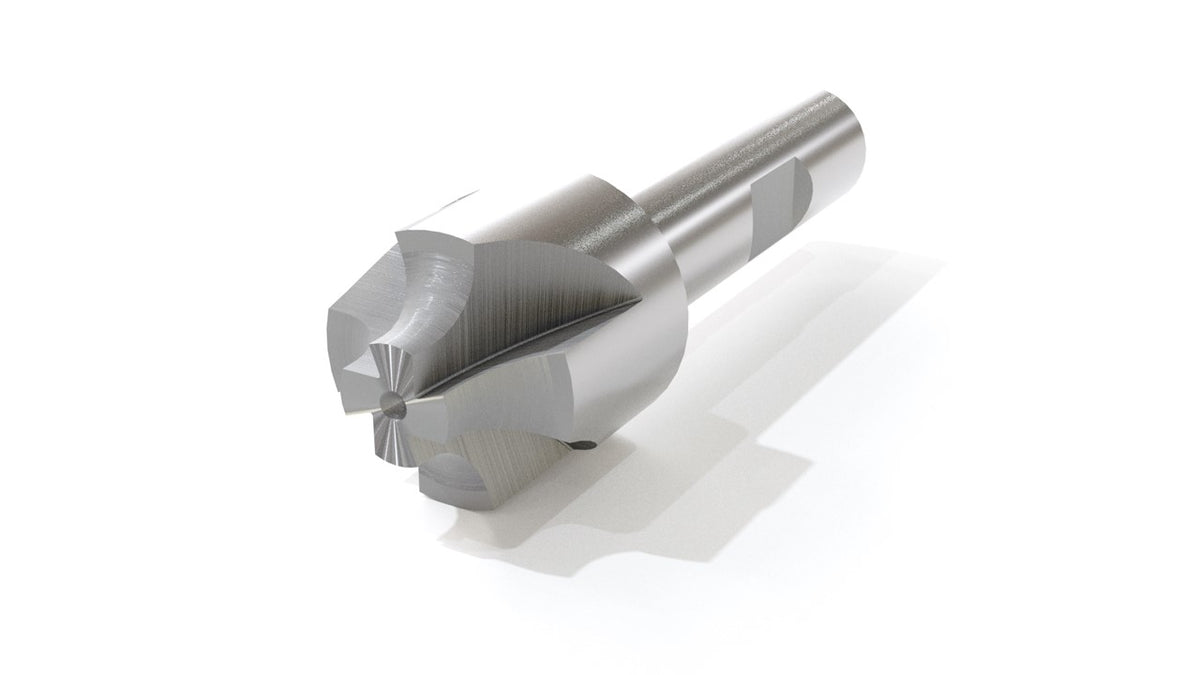 Hss Corner Roudning End Mill, 3/16'' Radius, 1/2'' Shank Dia, 7/8'' Largest Dia, 3'' Oal, 1011-0312