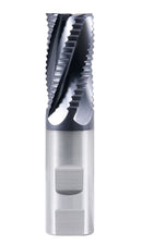1'' Dia, M42 8% Cobalt Tialn Roughing End Mill, Coarse Tooth, 1'' Shk Dia, 2'' Flt Length, 4-1/2'' Oal, 5 Flute, 1102-0001