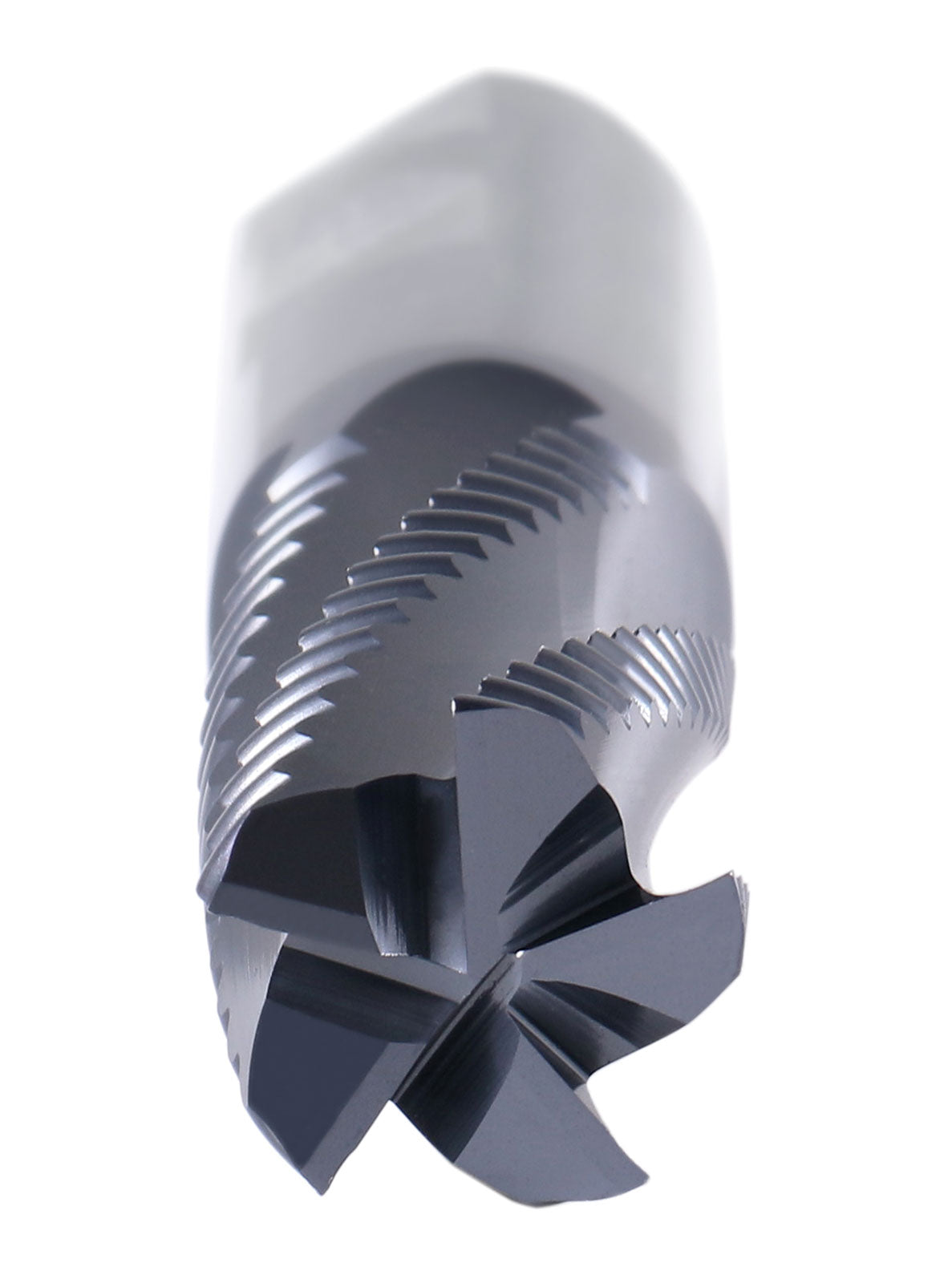 1'' Dia, M42 8% Cobalt Tialn Roughing End Mill, Coarse Tooth, 1'' Shk Dia, 2'' Flt Length, 4-1/2'' Oal, 5 Flute, 1102-0001