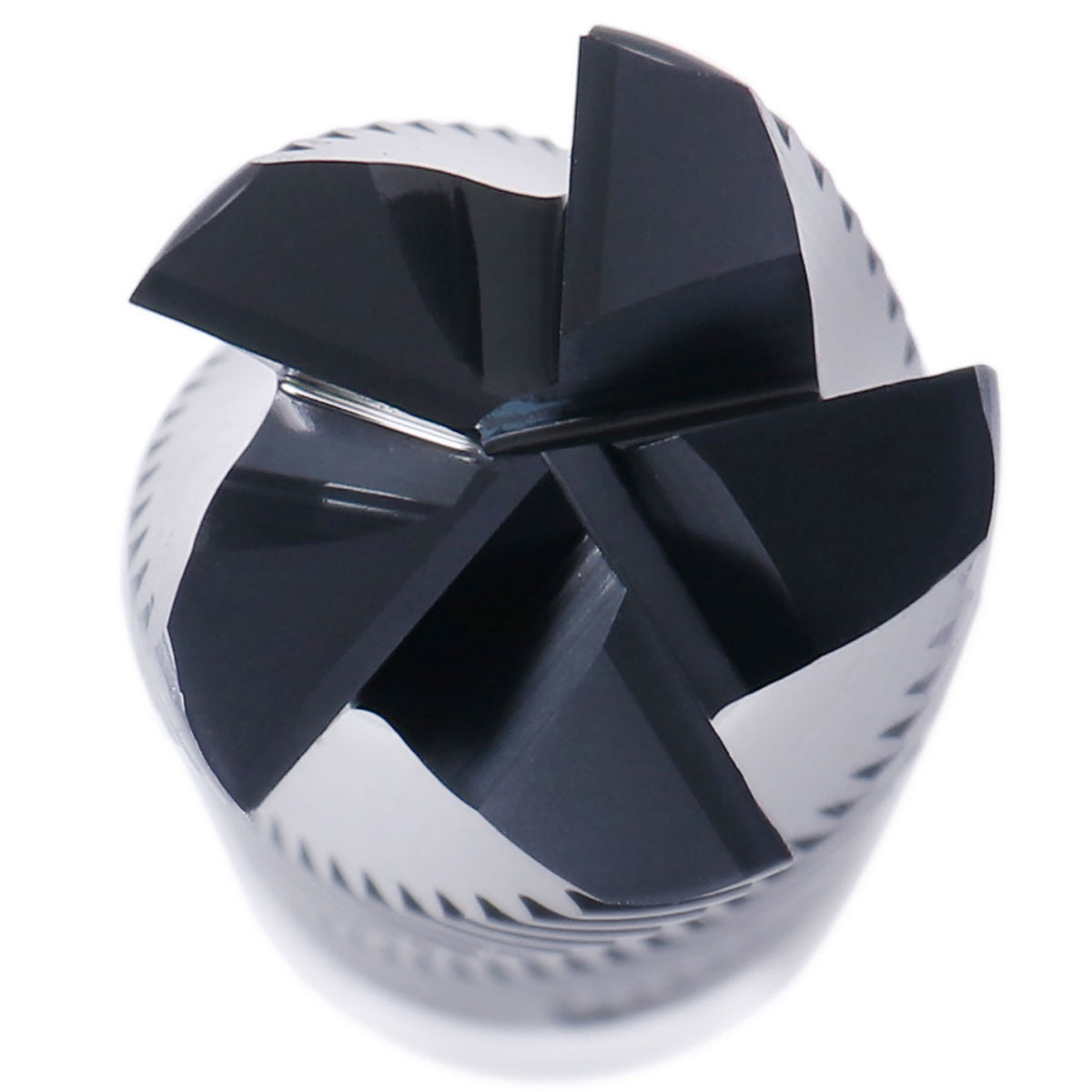 Standard Tooth M42 8% Cobalt Tialn Roughing End Mill, 1'' Diameter, 1'' Shank Diameter, 3'' Flt Length, 1102-0031