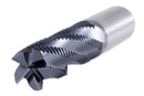 Standard Tooth M42 8% Cobalt Tialn Roughing End Mill, 1'' Diameter, 1'' Shank Diameter, 3'' Flt Length, 1102-0031