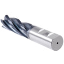 Standard Tooth M42 8% Cobalt Tialn Roughing End Mill, 1'' Diameter, 1'' Shank Diameter, 3'' Flt Length, 1102-0031