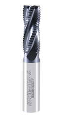 Standard Tooth M42 8% Cobalt Tialn Roughing End Mill, 5/8'' by 5/8'' by 1-5/8'' Flt Length, 1102-0058