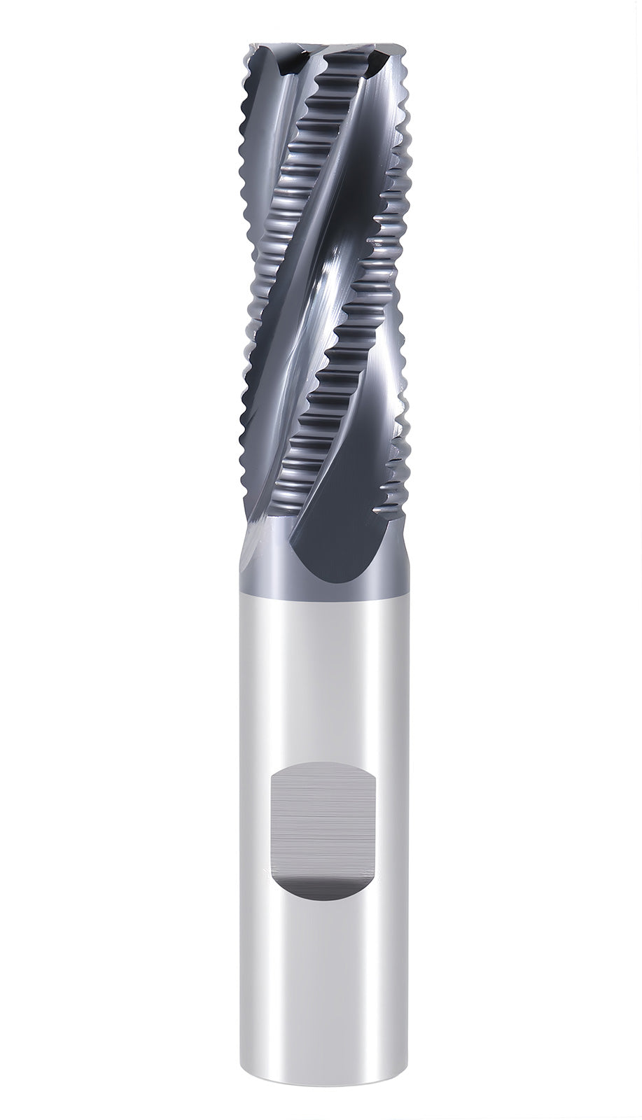 Standard Tooth M42 8% Cobalt Tialn Roughing End Mill, 5/8'' by 5/8'' by 1-5/8'' Flt Length, 1102-0058