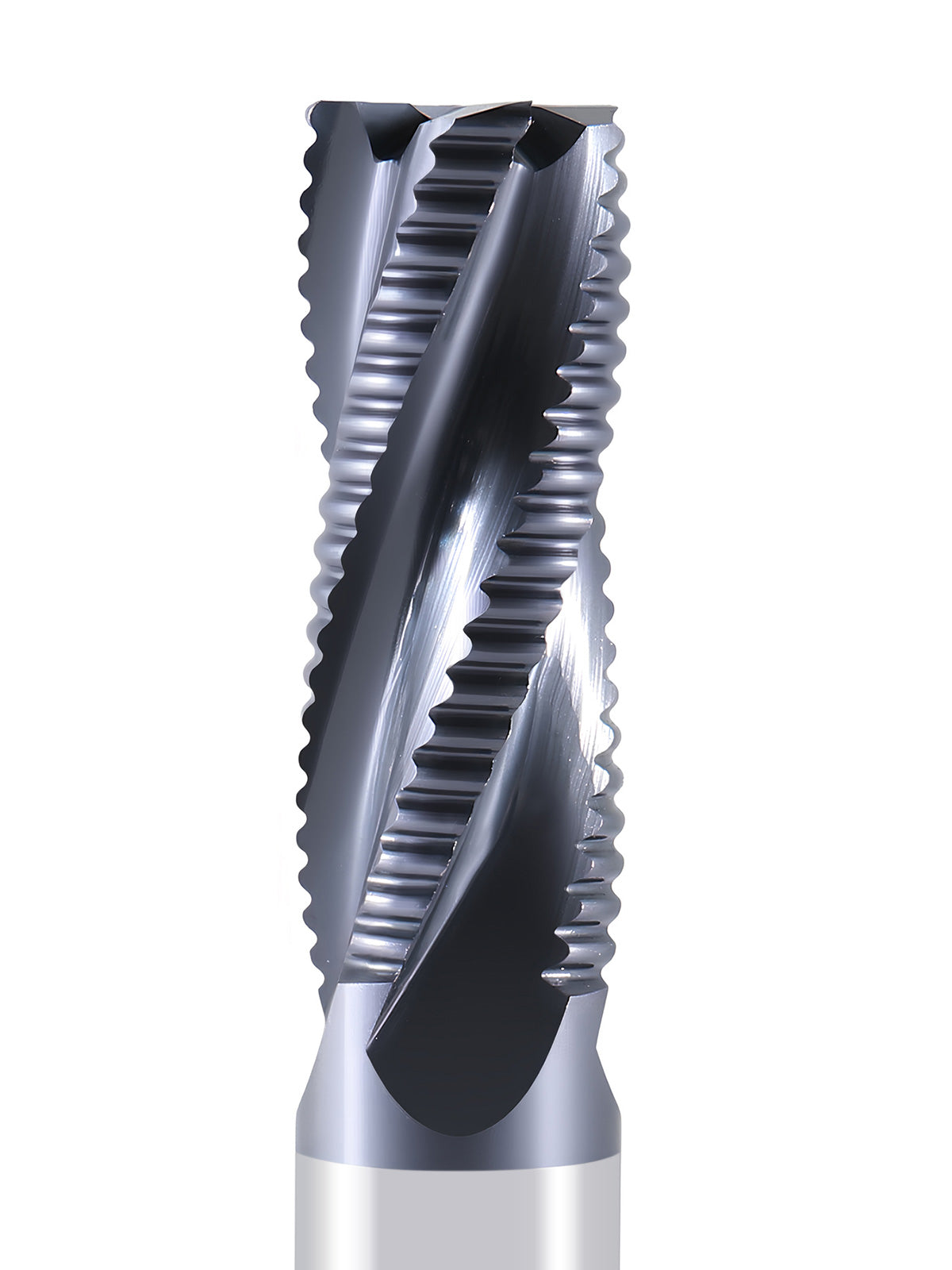 Standard Tooth M42 8% Cobalt Tialn Roughing End Mill, 5/8'' by 5/8'' by 1-5/8'' Flt Length, 1102-0058