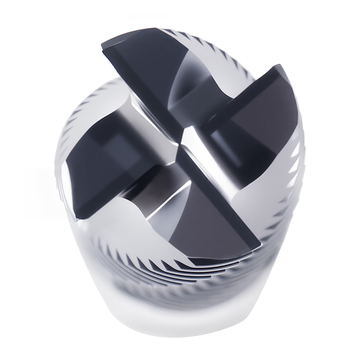 Standard Tooth M42 8% Cobalt Tialn Roughing End Mill, 5/8'' by 5/8'' by 1-5/8'' Flt Length, 1102-0058