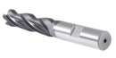 1/2'' Dia, M42 8% Cobalt Tialn Roughing End Mill, 1/2'' Shk Dia, 2'' Flt Length, 4'' Oal, 4 Flute, Coarse Tooth, 1102-0120