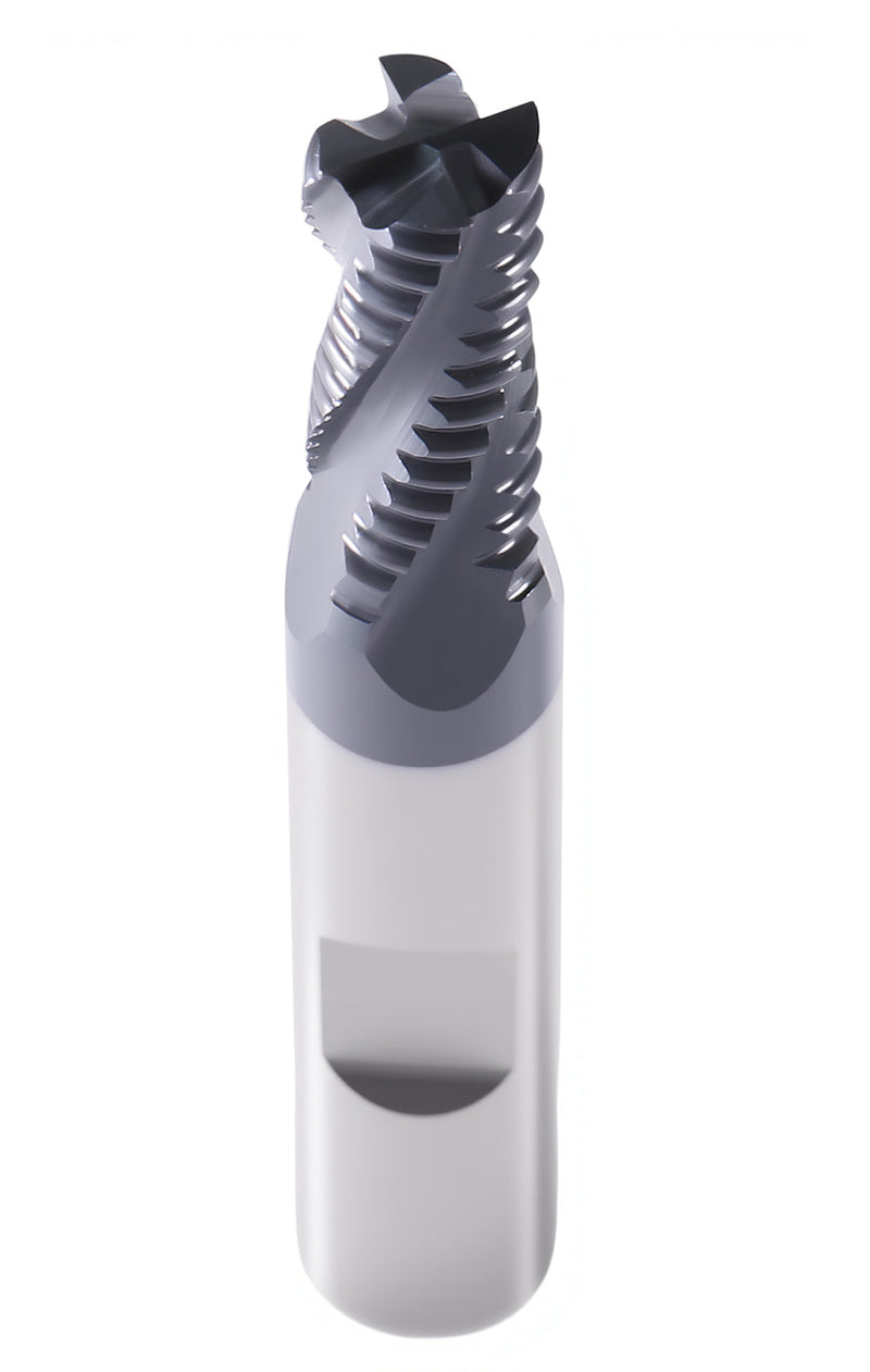 Standard Tooth, TiAlN Coated, M42-8% Cobalt Roughing End Mills