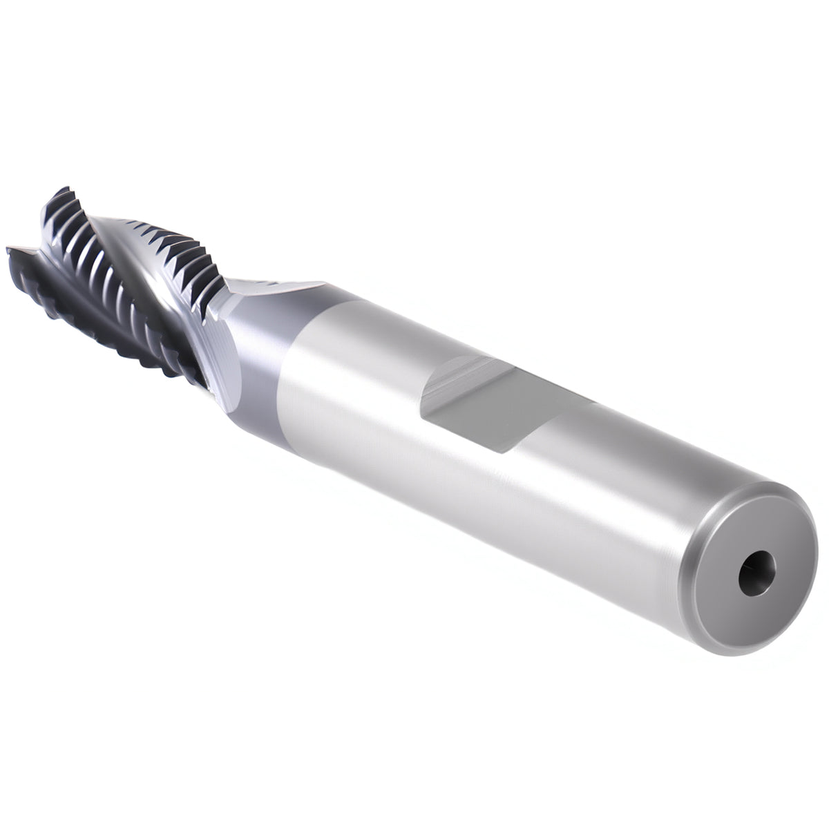 5/16'' by 3/8'' by 3/4'' Flt Length, 2-1/2'' Oal, 4 Flute, Standard Tooth M42 8% Cobalt Tialn Roughing End Mill, 1102-0516