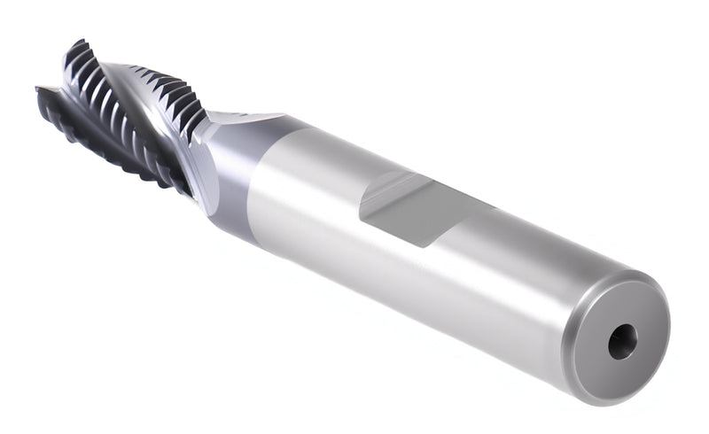 Standard Tooth, TiAlN Coated, M42-8% Cobalt Roughing End Mills