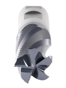Fine Tooth, TiAlN Coated, M42-8% Cobalt Roughing End Mills