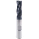 1/2'' Fine Tooth M42 8% Cobalt Tialn Roughing End Mill, 1/2'' Shk Dia, 1-1/4'' Flute Length, 3-1/4'' Oal, 4 Flute, 1104-0012