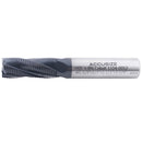 1/2'' Fine Tooth M42 8% Cobalt Tialn Roughing End Mill, 1/2'' Shk Dia, 1-1/4'' Flute Length, 3-1/4'' Oal, 4 Flute, 1104-0012