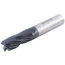 1/2'' Fine Tooth M42 8% Cobalt Tialn Roughing End Mill, 1/2'' Shk Dia, 1-1/4'' Flute Length, 3-1/4'' Oal, 4 Flute, 1104-0012
