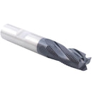 1/2'' Fine Tooth M42 8% Cobalt Tialn Roughing End Mill, 1/2'' Shk Dia, 1-1/4'' Flute Length, 3-1/4'' Oal, 4 Flute, 1104-0012