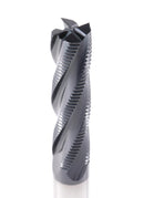 1/2'' Fine Tooth M42 8% Cobalt Tialn Roughing End Mill, 1/2'' Shk Dia, 2'' Flute Length, 4'' Oal, 4 Flute, 1104-0120