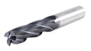 1/2'' Fine Tooth M42 8% Cobalt Tialn Roughing End Mill, 1/2'' Shk Dia, 2'' Flute Length, 4'' Oal, 4 Flute, 1104-0120