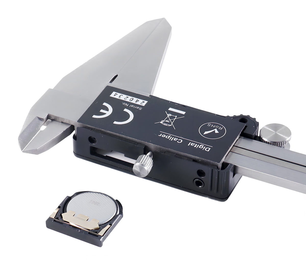 12'' Full Screen Yellow LCD Electronic Digital Caliper, Metric/Inch, 0.0005''/0.01mm Resolution, 1110-1838