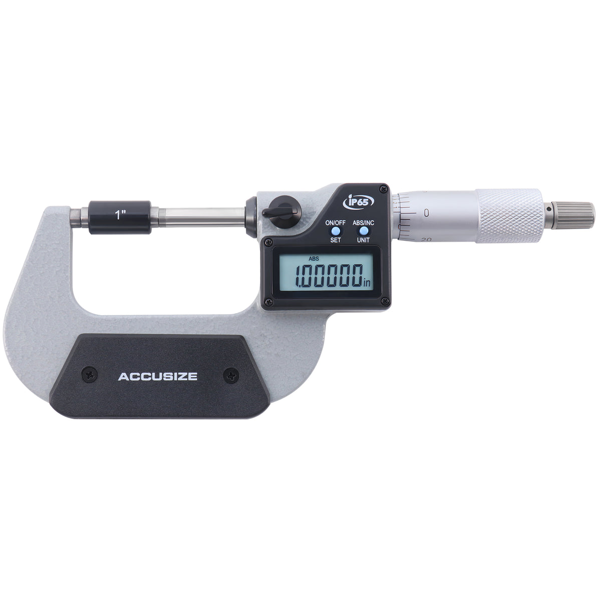 Accusize Digital Micrometer, 1-2 in/25-50 mm, IP54, 1321-2534
