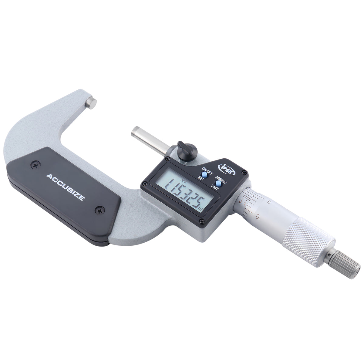 Accusize Digital Micrometer, 1-2 in/25-50 mm, IP54, 1321-2534