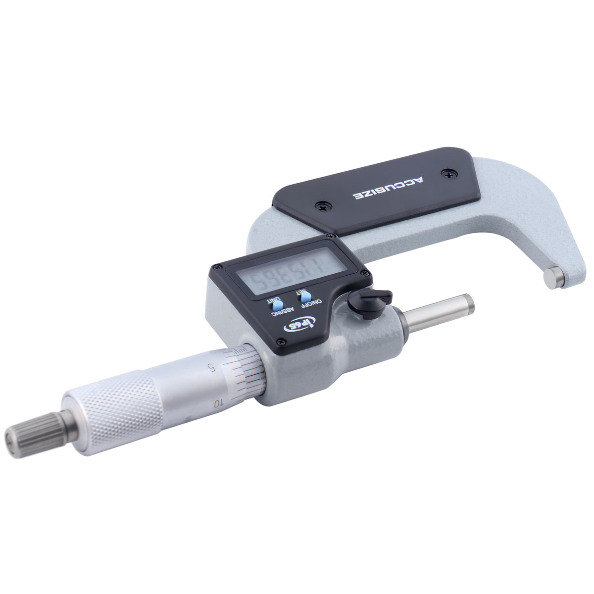 Accusize Digital Micrometer, 1-2 in/25-50 mm, IP54, 1321-2534