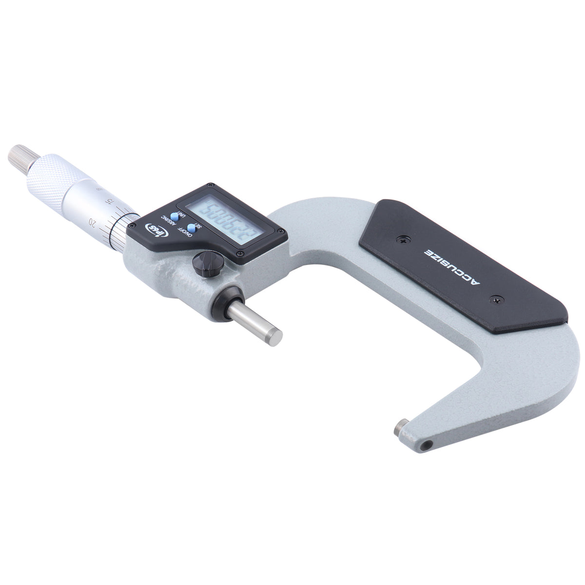 Accusize Digital Micrometer, 2-3 in/50-75 mm, IP54, 1322-3534