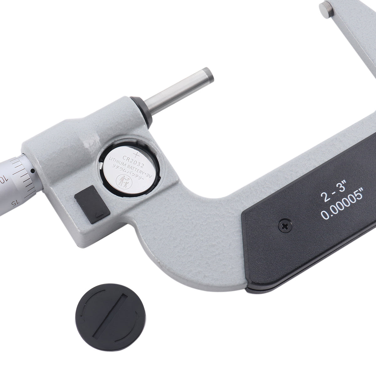 Accusize Digital Micrometer, 2-3 in/50-75 mm, IP54, 1322-3534