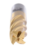 5/8'' Dia, 5/8'' Shk Dia, 1-5/8'' Flt Length, 3-3/4'' Oal, H.S.S. Finishing, Tin Coating End Mill, 1400-3213