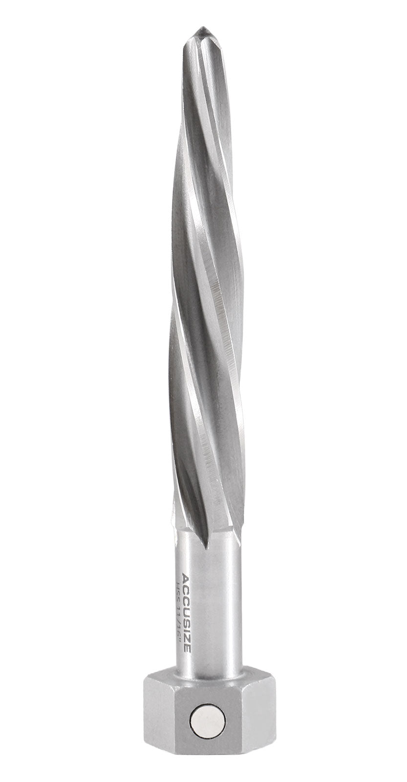 11/16'' Bridge Reamer, Magnetic Hex Shank, Hss Spiral Flutes Aligning Reamers, Car Reamers, 1523-8025