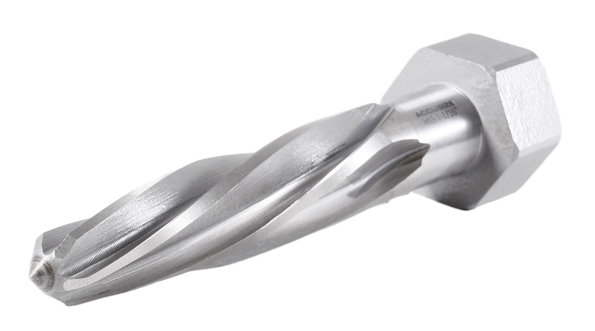1-1/16 inch Bridge Reamer, Magnetic Hex Shank, Hss Spiral Flutes Aligning Reamers, Car Reamers, 1523-8055