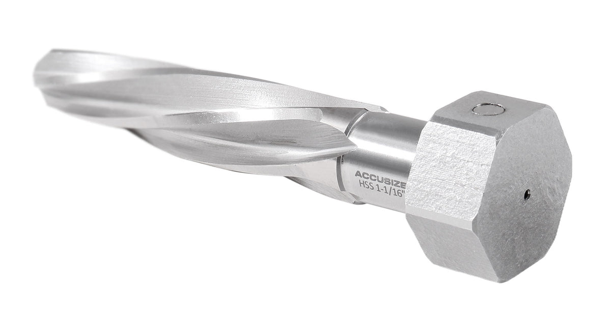 1-1/16 inch Bridge Reamer, Magnetic Hex Shank, Hss Spiral Flutes Aligning Reamers, Car Reamers, 1523-8055