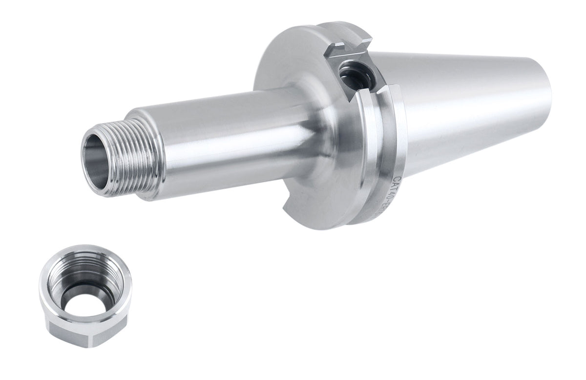 Cat40 V-Flange Collet Chuck for Er16 Collets, Draw Bar Thread 5/8-11'', 8000 RPM, with A Projection Length 4'', 1601-0010