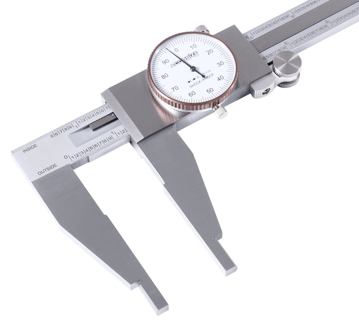 18'' by 0.001'' Heavy-Duty Dial Caliper, Stainless Steel in Fitted Case, 1721-0018
