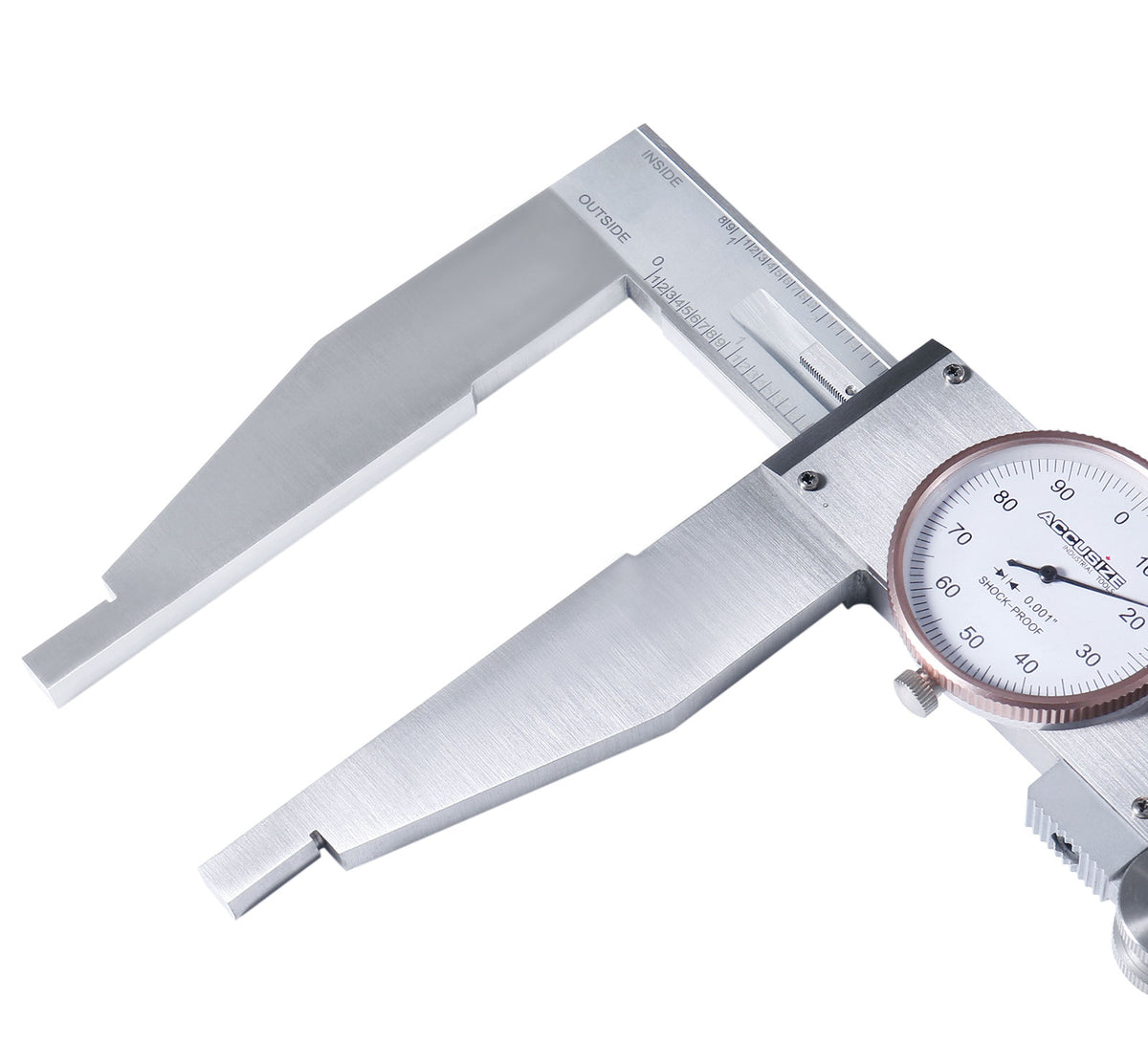 40'' by 0.001'' Heavy-Duty Dial Caliper, Stainless Steel in Fitted Case, 1721-0040