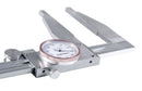 40'' by 0.001'' Heavy-Duty Dial Caliper, Stainless Steel in Fitted Case, 1721-0040