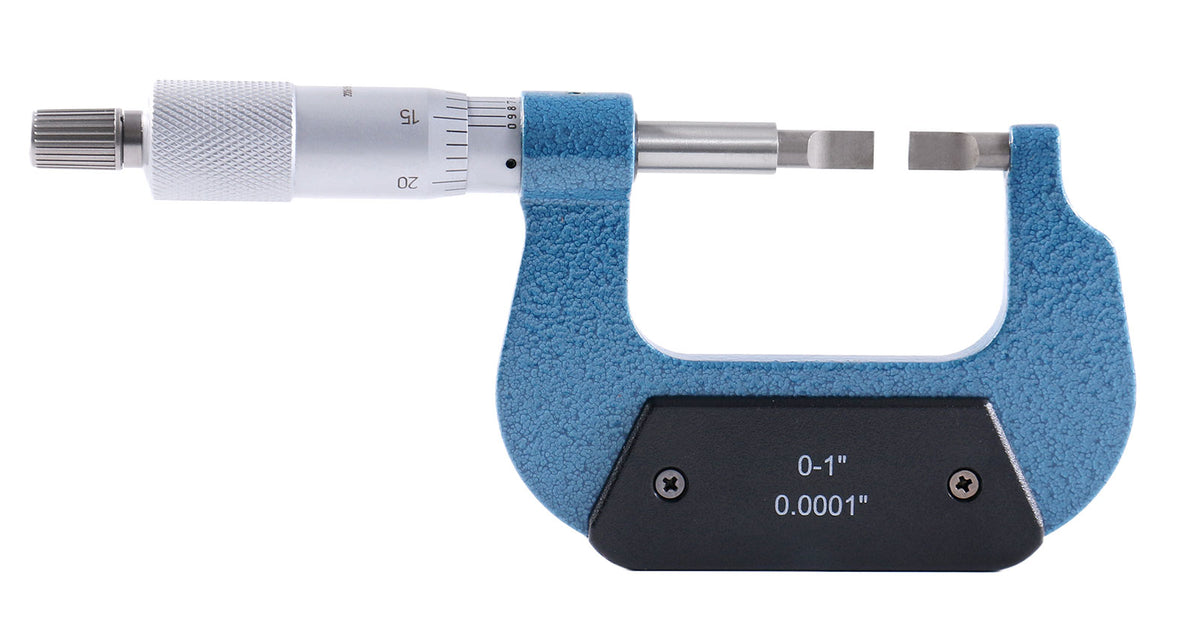 0-1'' by 0.0001'' Resolution Blade Micrometer, 2012-1001