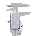 Digital Caliper, 0-6''/0-150 mm Range by 0.0005''/0.01 mm Resolution, Large LCD, Ip54 Water Resistant, 2015-0150