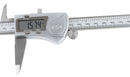 Digital Caliper, 0-8''/0-200 mm Range by 0.0005''/0.01 mm Resolution, Large LCD, Ip54 Water Resistant, 2015-0200