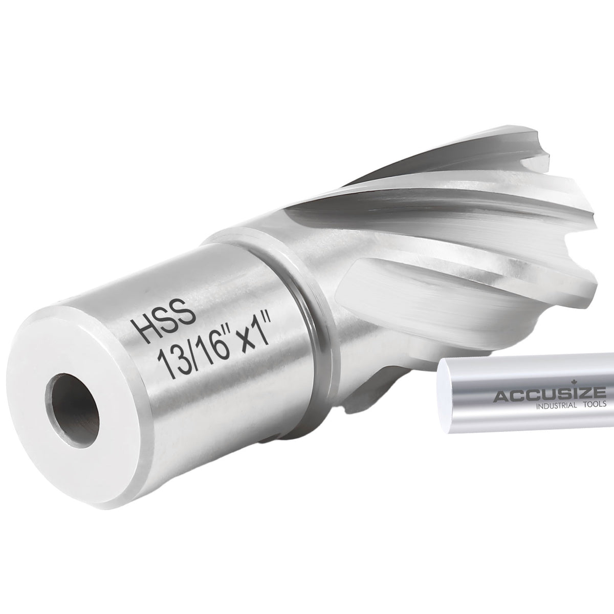 1" Cutting Depth, H.S.S. Annular Cutters, with Weldon Shank, CBN Ground,  ANSI STANDARD