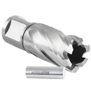1" Cutting Depth, H.S.S. Annular Cutters, with Weldon Shank, CBN Ground,  ANSI STANDARD