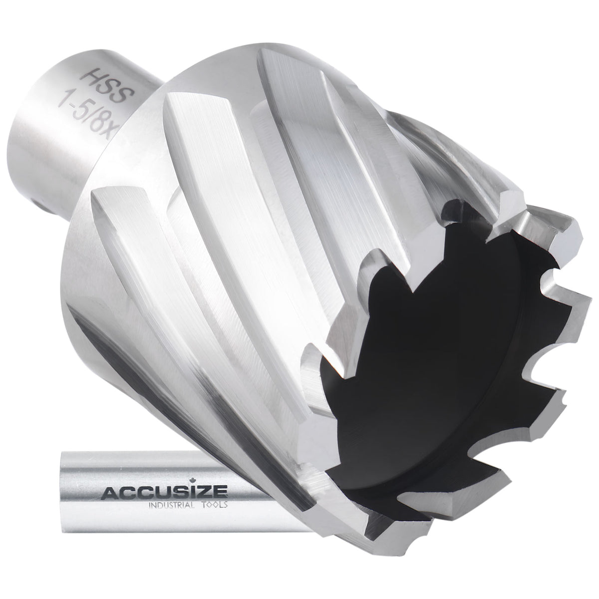 Fraises annulaires H.S.S. de 1" Profondeur de coupe, avec tige Weldon 3/4" ou 1-1/4 po, Ground CBN, ANSI STANDARD