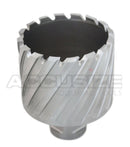 2" Cutting Depth, H.S.S. Annular Cutters with 3/4" or 1-1/4" Weldon Shank, CBN Ground, ANSI Standard