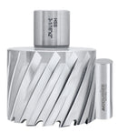 Fraises annulaires H.S.S. de 2" Profondeur de coupe avec tige Weldon 3/4" ou 1-1/4 po, sol CBN, norme ANSI